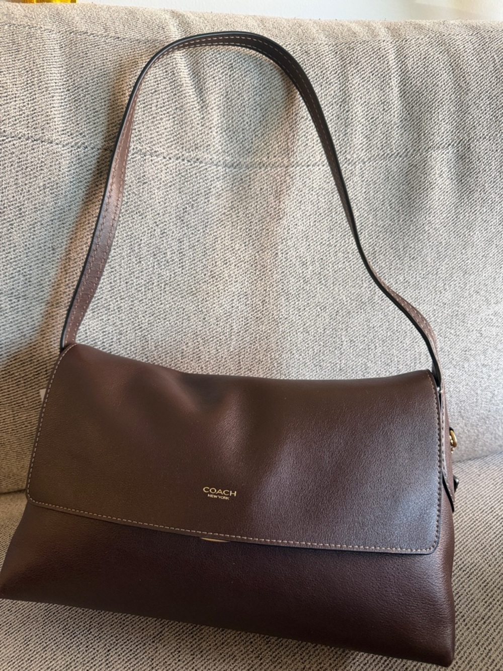 Coach chelsea shoulder bag 30 in B4 Maple color